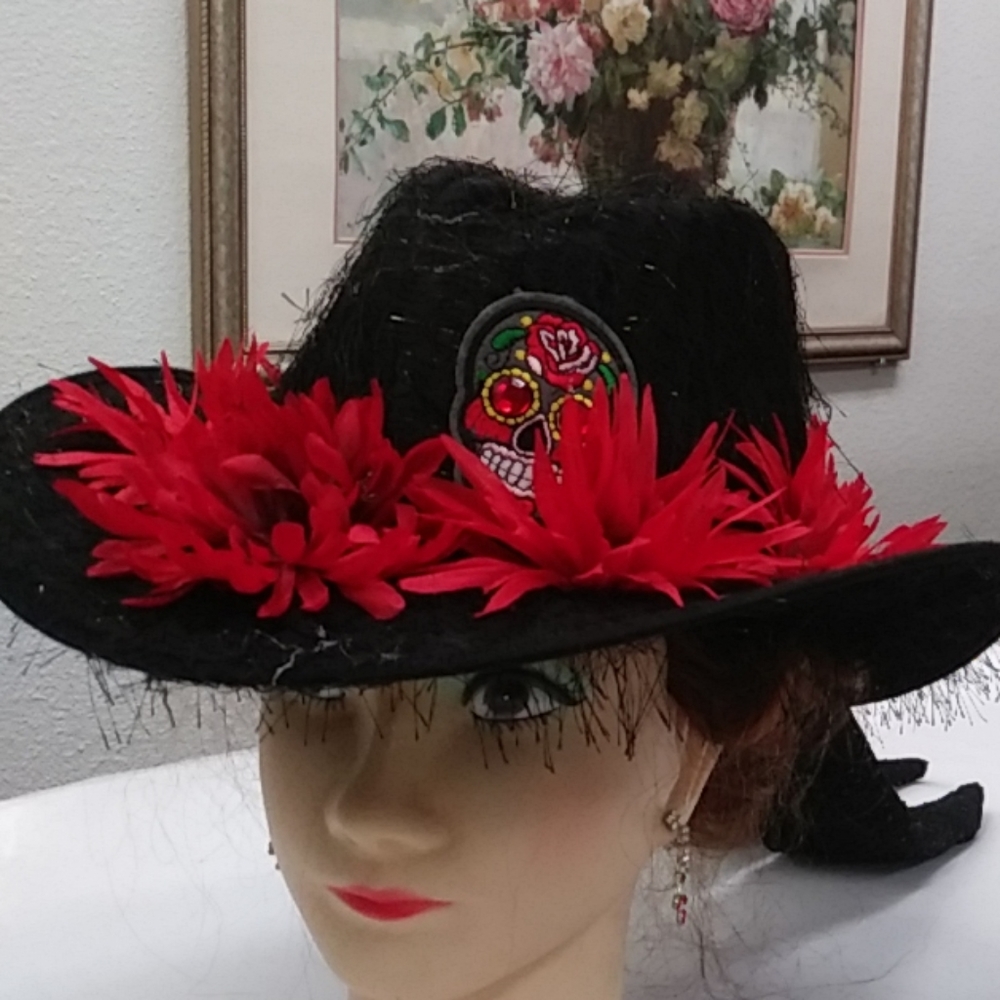 Western Hat/Costume/Dia De Los Muertos